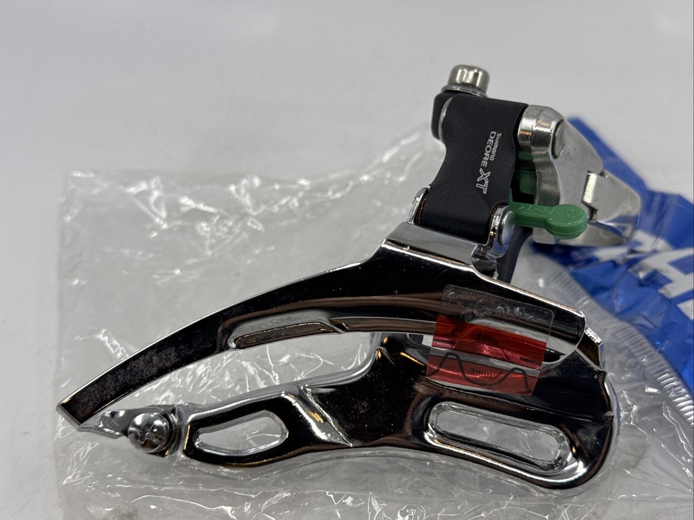 NOS Shimano Deore XT FD-M738 34.9mm Clamp-On Down Pull Front Derailleur