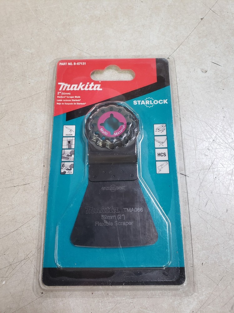 Makita B-67131 2" Starlock Scraper Blade Black