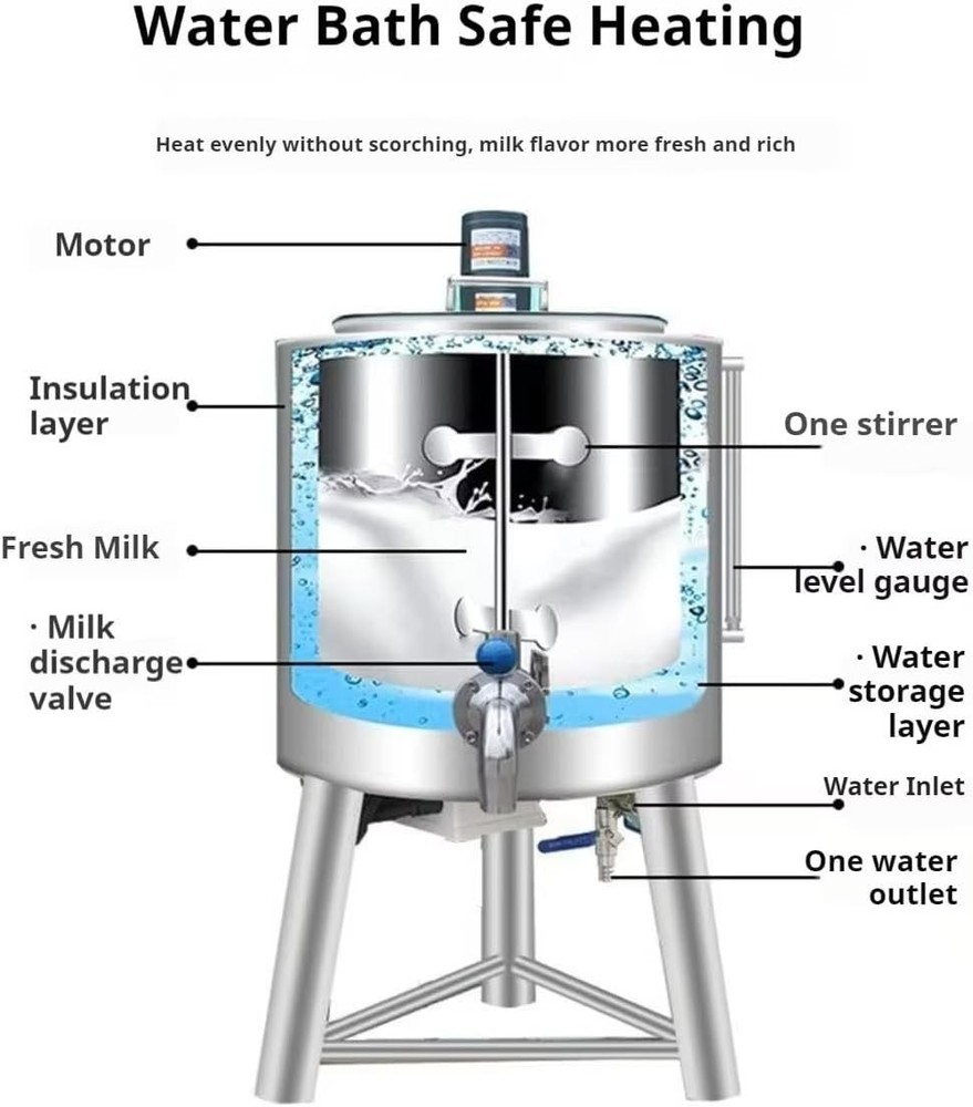 Milk Boiler Pasteurizer Digital Pasteurizer Machine for Dairy & Food Processing