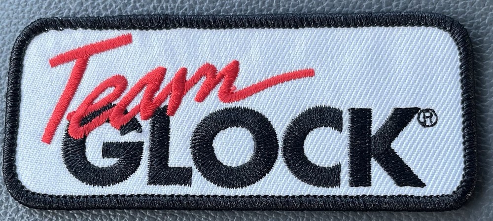 Team Glock Guns Firearms Vintage Style embroidered patch