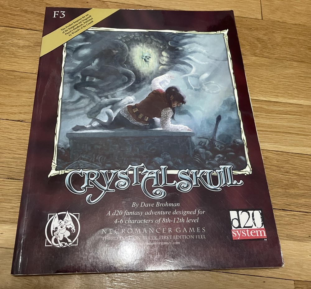 Dungeons & Dragons Crystal Skull Necromancer Games D20