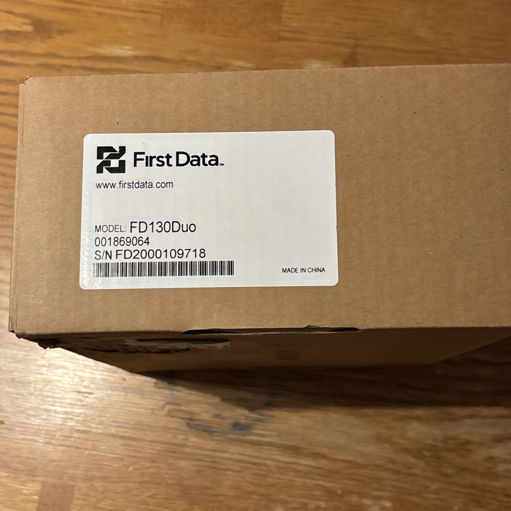 First Data FD130 DUO Credit Card Terminal