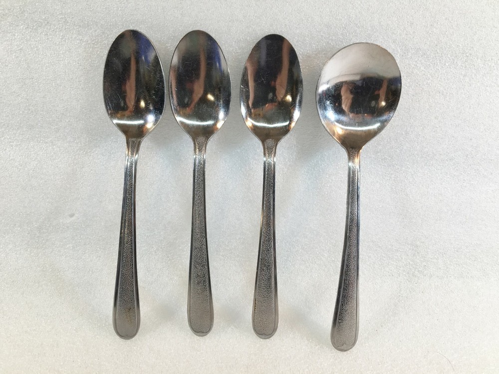 World Tableware SAND PEBBLES 3 Teaspoons & 1 Sugar Spoon