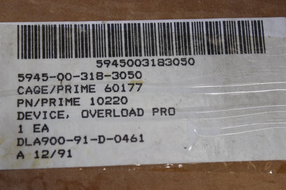 TRC 10220 Overload Relay 3 Phase New