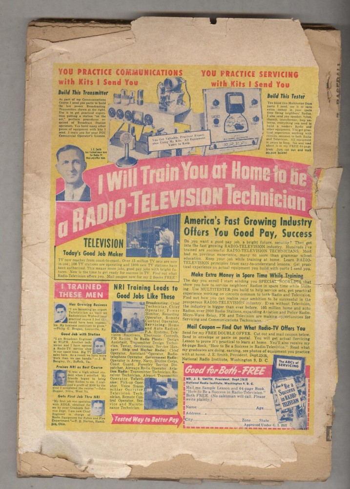 Baseball Stories Spring 1953 G-