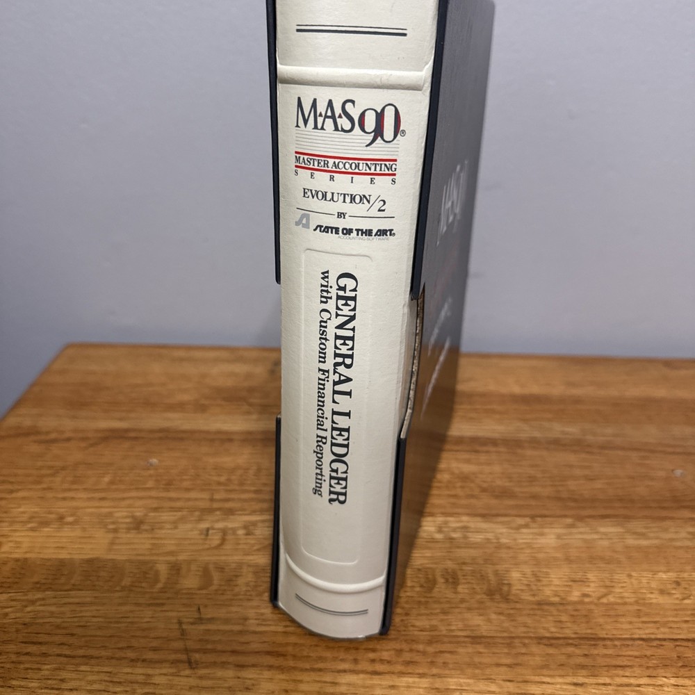 MAS 90 Evolution/2 . Master Accounting Series Manual General Ledger NO SOFTWARE