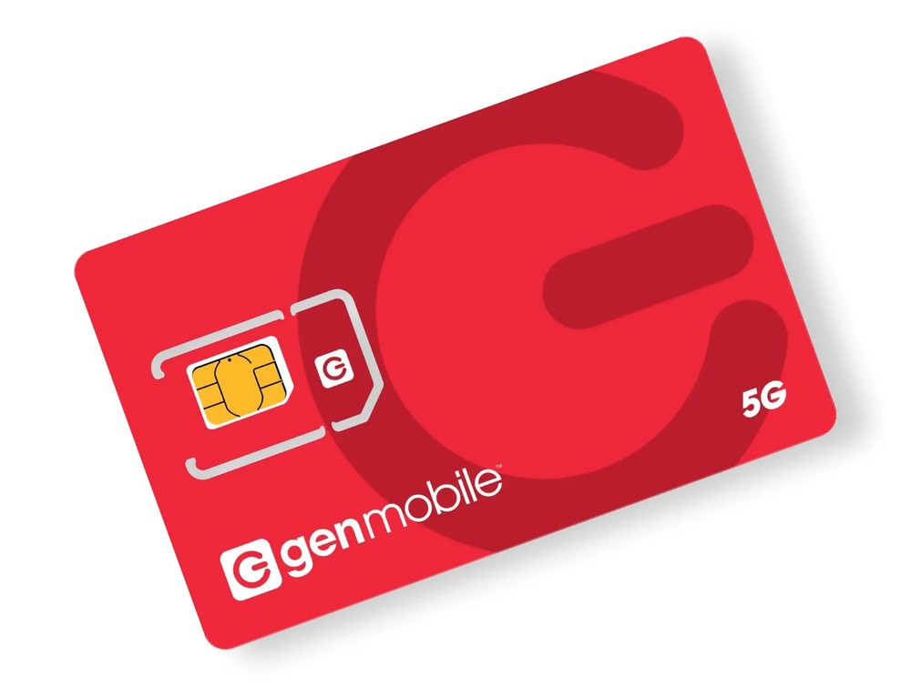 Gen Mobile Sim Card 5G On T-Mobile Network