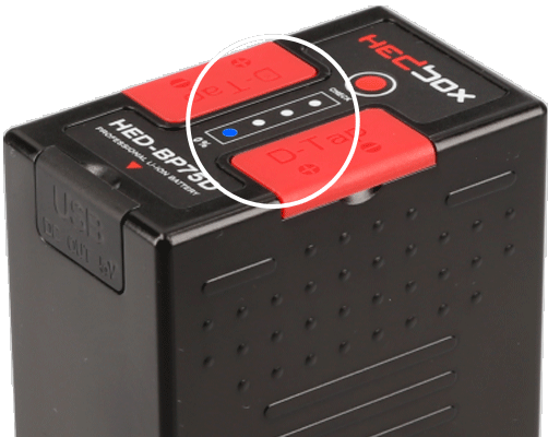 HED-BP75D CINE & PRO BATTERY