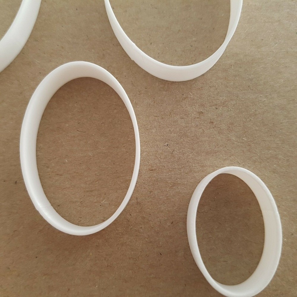 Oval Egg Shape Mini Fondant Cutter Small Sugarcraft Icing Basic Tiny Sharp