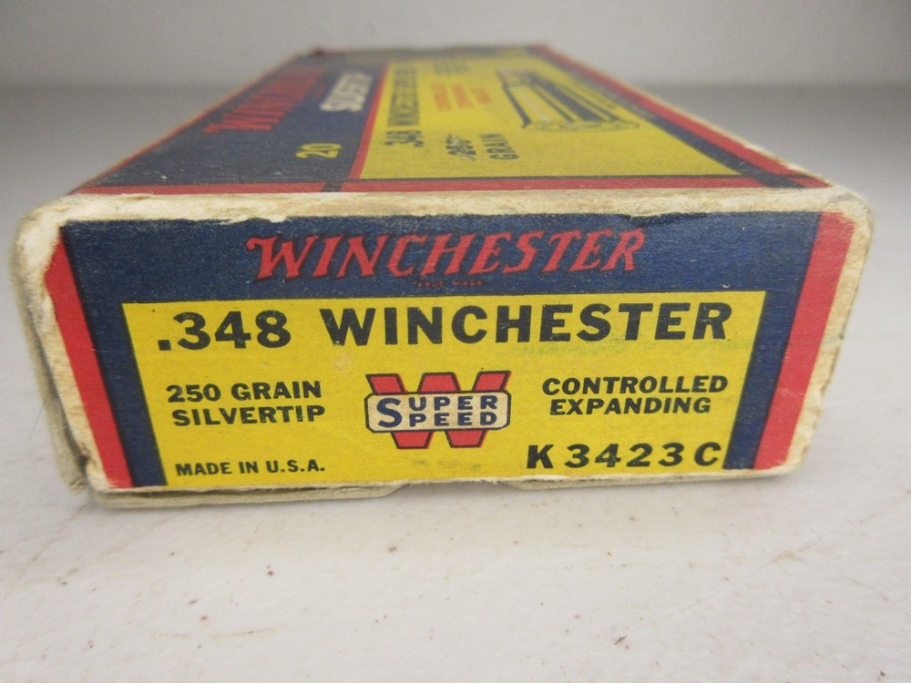 Winchester Silvertip .348 Super Speed Ammo Box