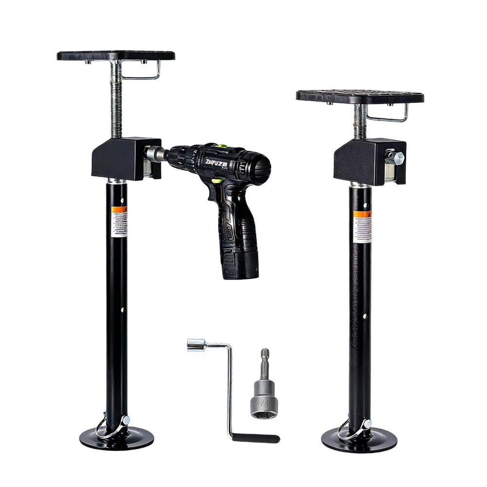 2 Pack RV Slide Out Supports Jack with a Flat Top Support Block Up to 10,000lbs