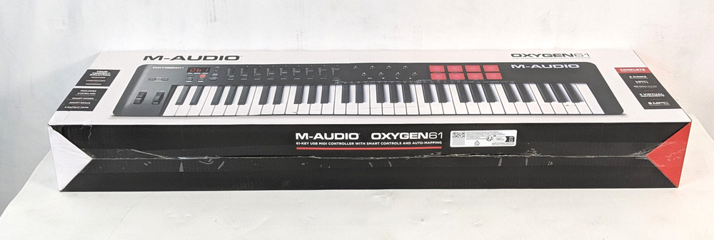 M-Audio Oxygen61 Electronic 61 Key Keyboard USB MIDI Controller (OXYGEN61MKV)