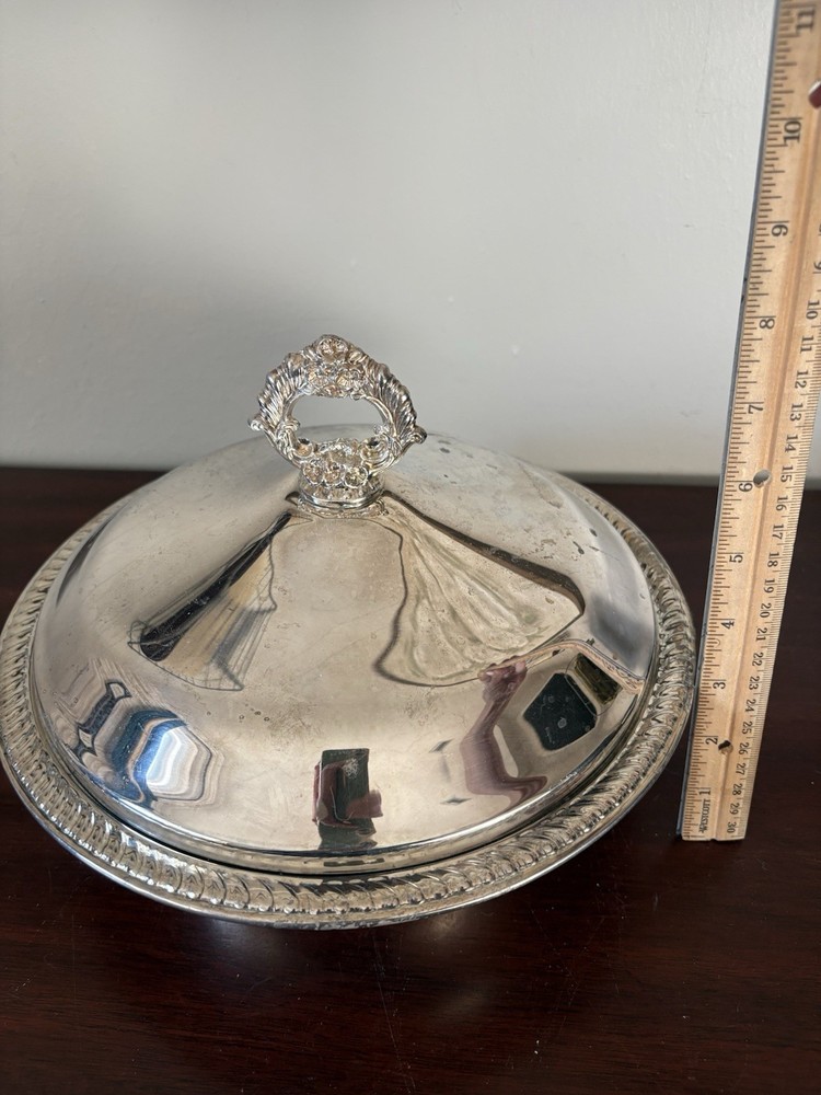FB Rogers Silver Casserole Dish With Lid - Vintage