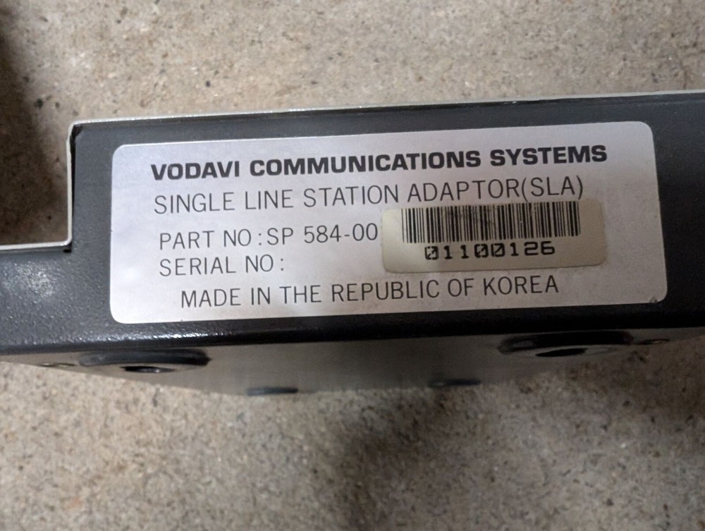 Vodavi Starplus SP584-00 Single Line Station Adapter