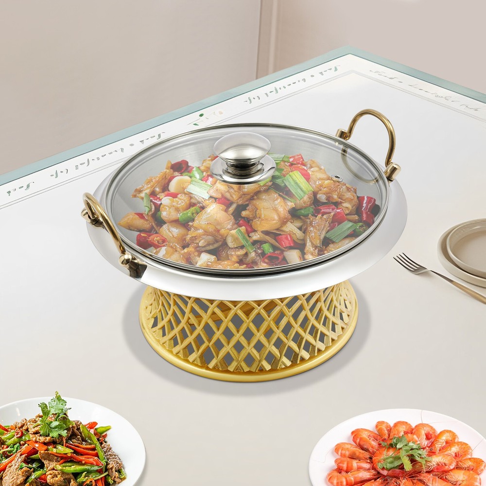 Buffet Chafing Dish, Round Chafing Dish, Chafing Dish with Lid