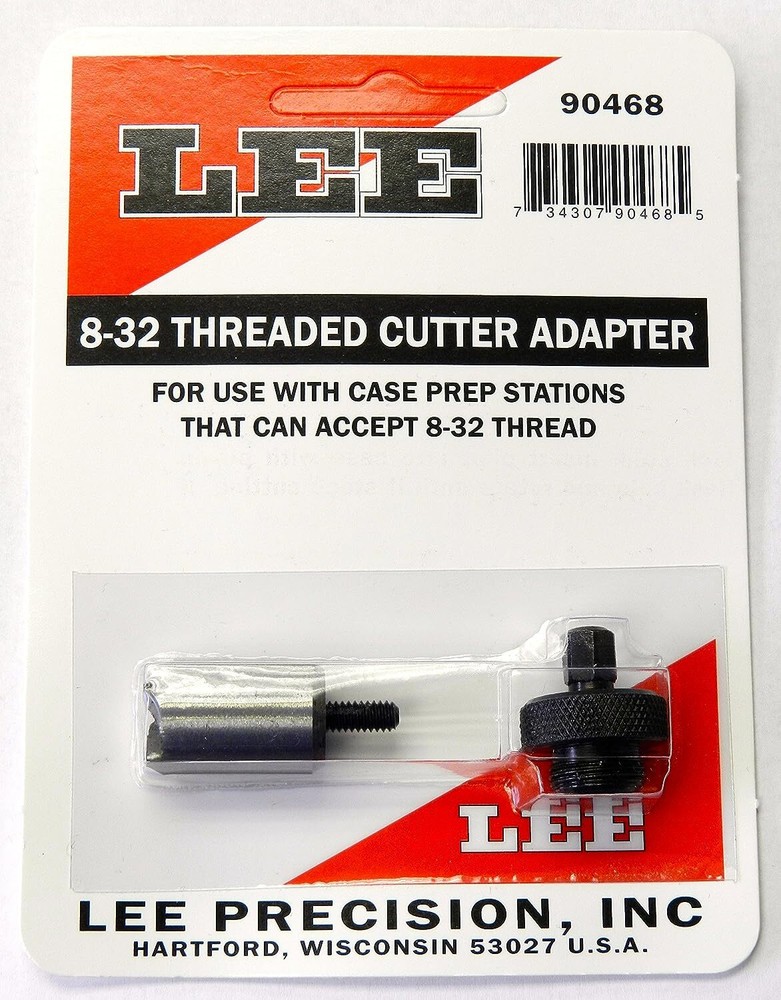 Lee Precision Large Case Cutter & Lock Stud with 8-32 Thread Adapter 90468