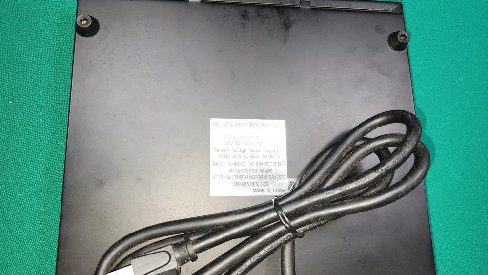 Relocatable Power Taps Model SS-GM-5, Black