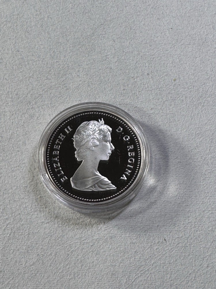 1984 Canada 1 Dollar Silver Proof Coin Toronto