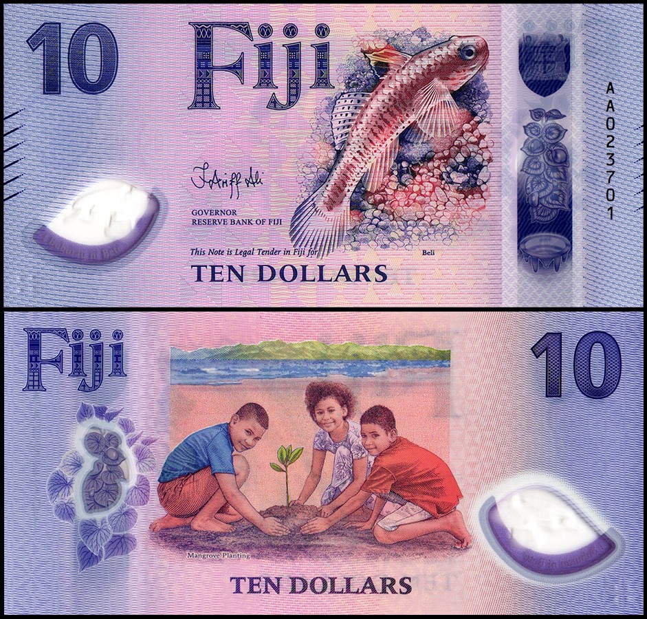 Fiji 10 Dollars 2026 UNC