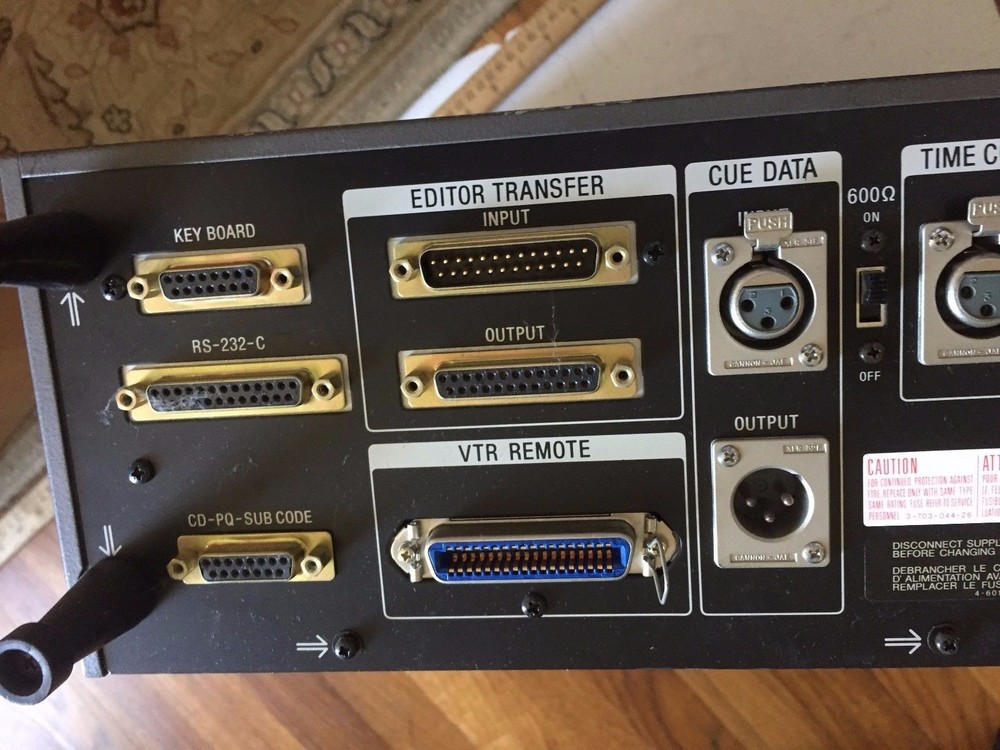 SONY DAQ-1000,SONY DIGITAL DAQ 1000 CUE EDITOR SYSTEM CONTROLLER,AM