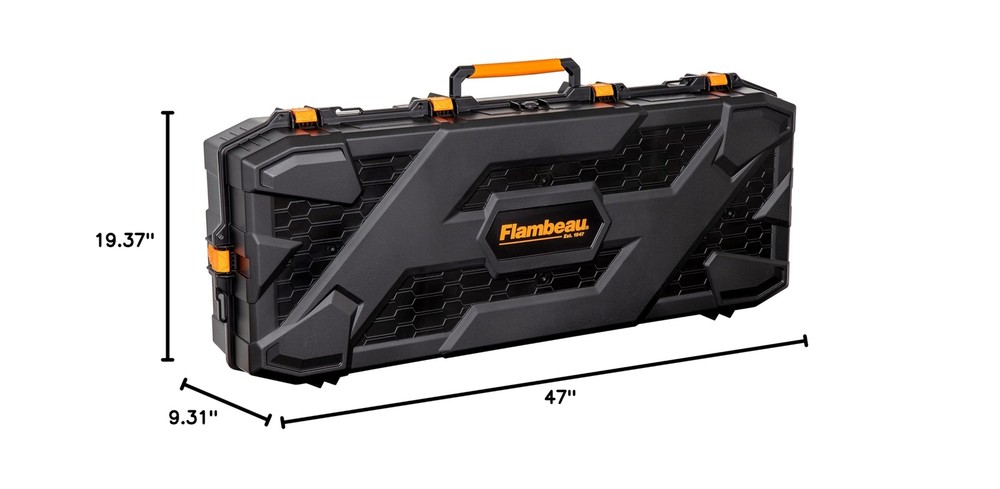 Flambeau Outdoors Formula Bow Case - Features A.B.S. Foamless Bow Security Sy...
