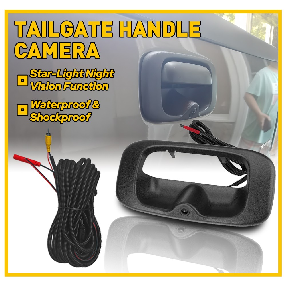 Tailgate Handle Backup Camera w/wire For 1999-2007 Chevy Silverado GMC Sierra US
