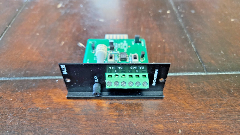 Bogen BAL2S Dual-Balanced Advanced Input Module - Untested