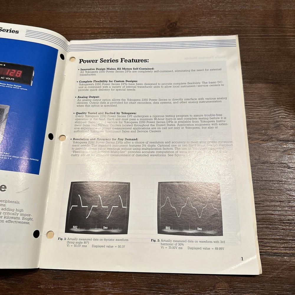 Yokogawa 2350 Power Series Digital Panel Instruments Catalog