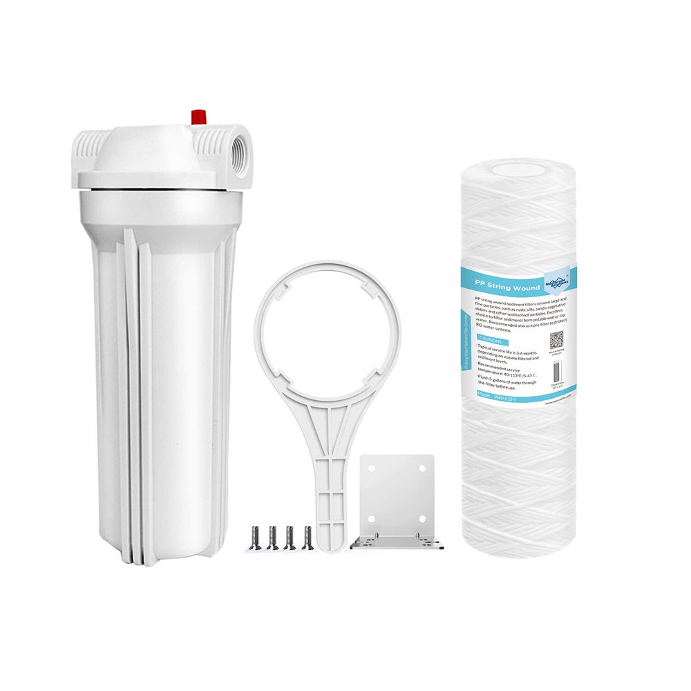 10 Inch Whole House Water Filter Housing PP String Sediment Filtration System