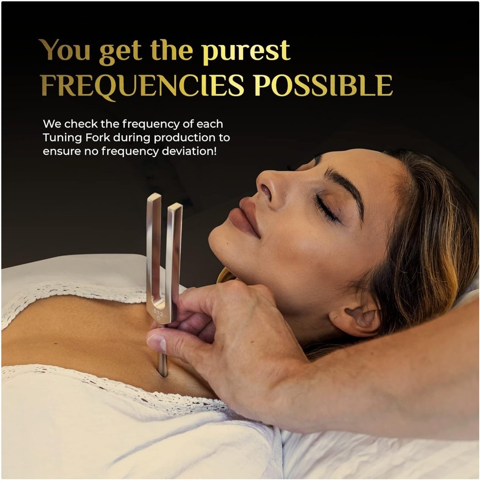 Complete Tuning Fork Kit - 3 Forks, Mallet, Pouch