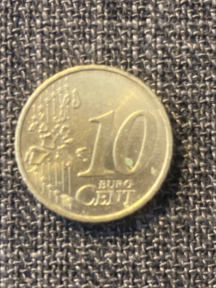 1999 Netherlands 10 Cent Euro Coin