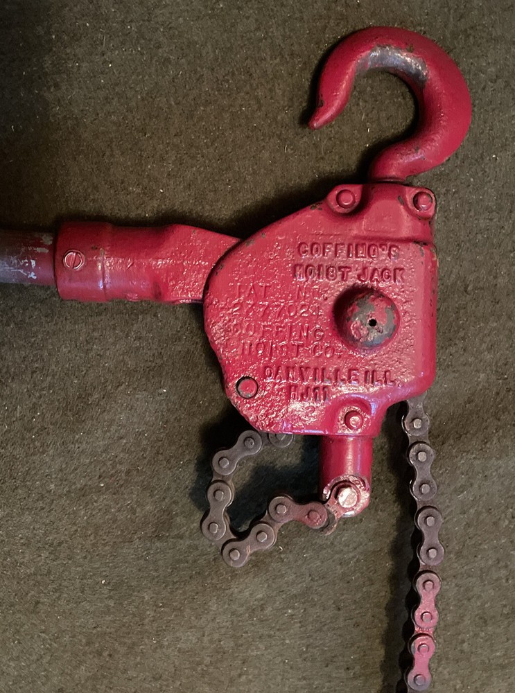 Vintage Coffing Hoist Jack USA 🇺🇸 Nice!