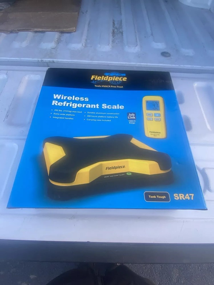 Fieldpiece SR47 Wireless Refrigerant Scale with Remote Used Demo