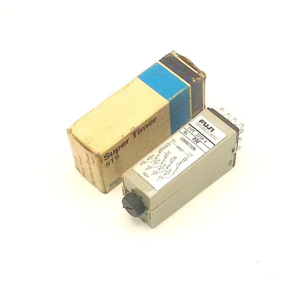 New Fuji Electric  ST5P-4  Super Timer 48 VDC 1 Second