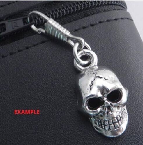 LIVE TO RIDE ZIPPER PULL biker leather jacket harley motorcycle punk backpack