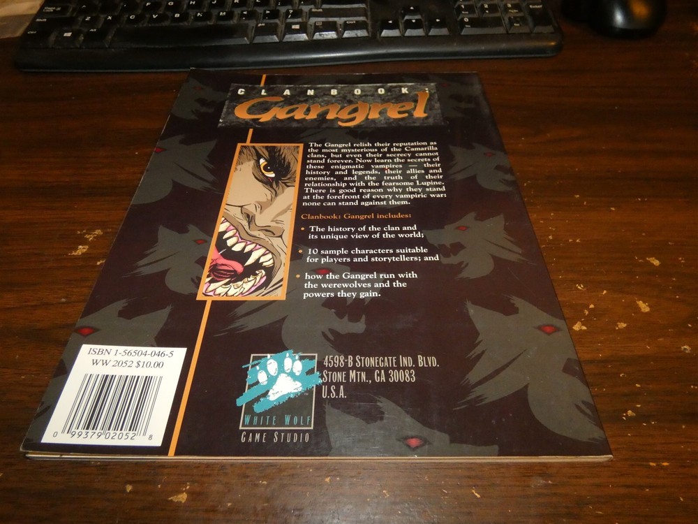 White Wolf: Vampire: Clanbook: Gangrel: WW2052