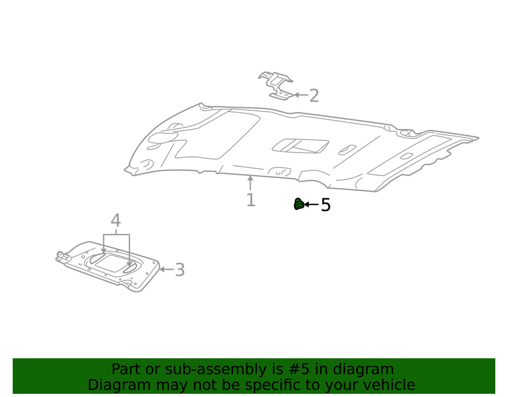 Genuine Ford Coat Hook 1L2Z-7829024-AAA