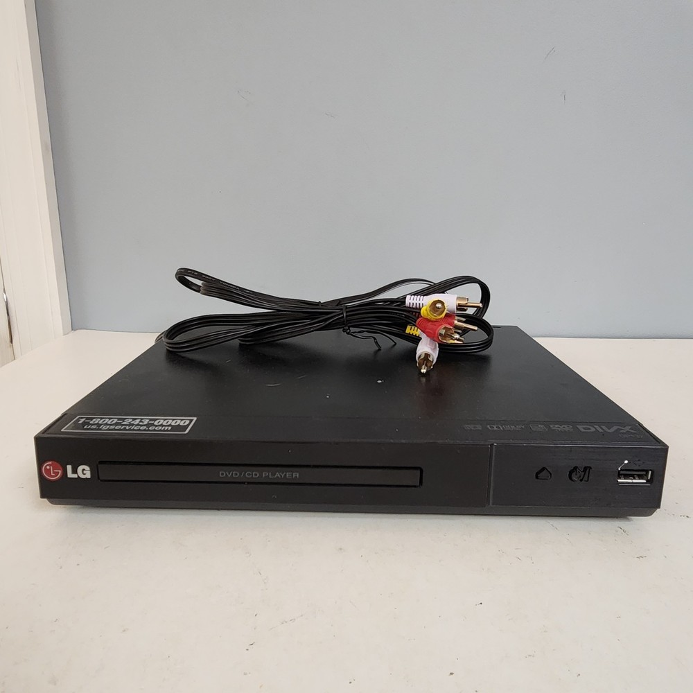 LG DP132 DVD and CD Player With Cords Tested And Working