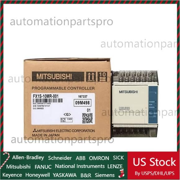 New Mitsubishi FX1S-10MR-001 Programmable Controller FX1S10MR001 Fast Ship