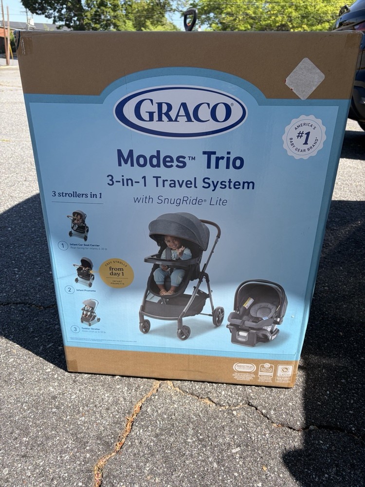 Graco® Modes™ Trio Travel System, Hemlock, Black