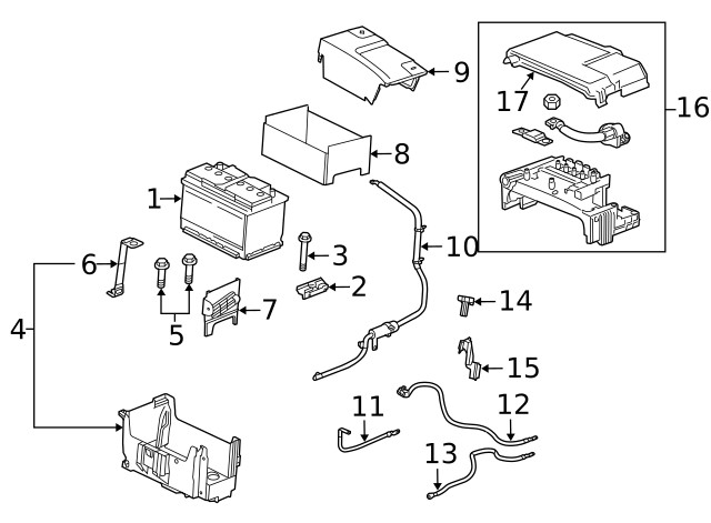 Genuine GM Sensor Bracket 13267214