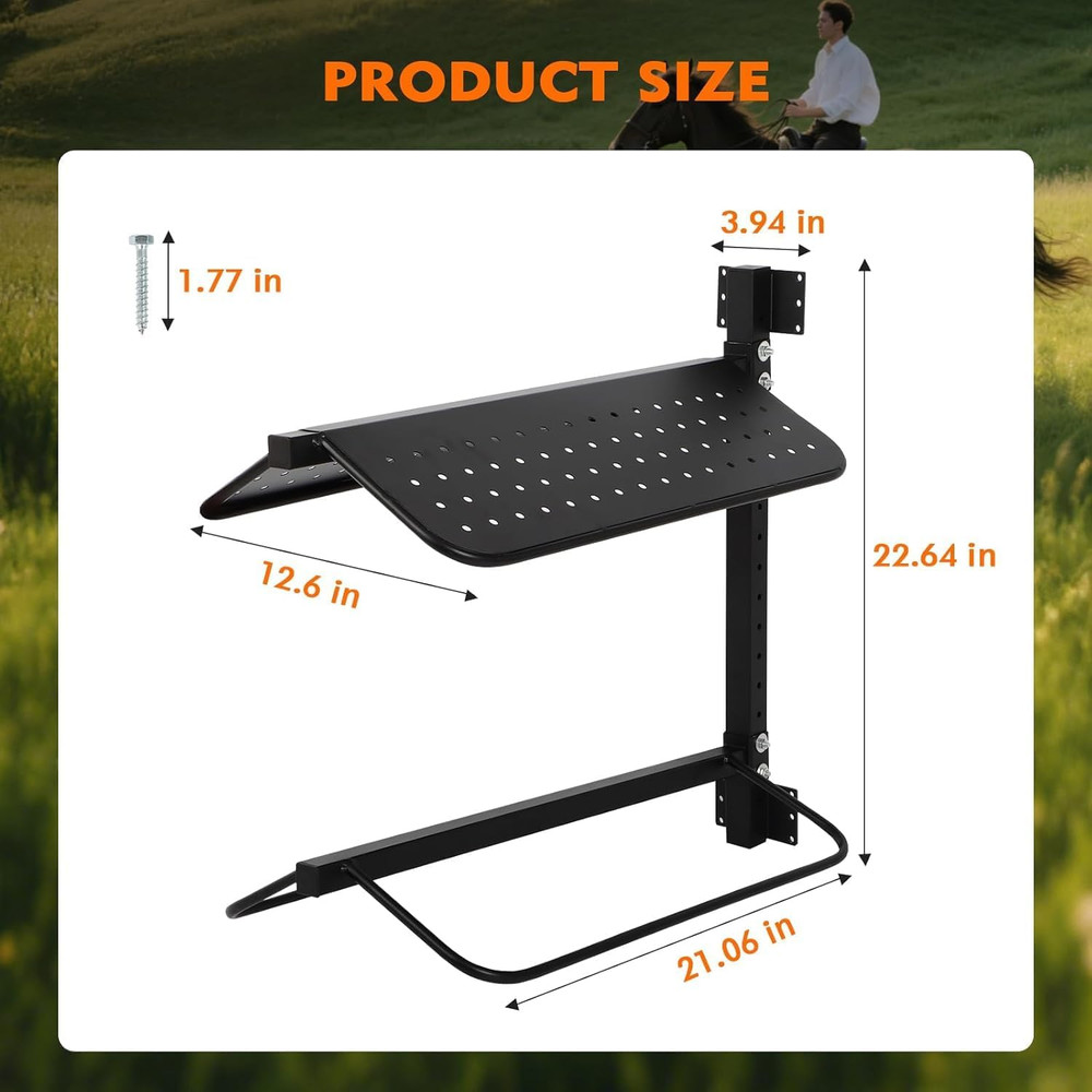 2 Pc Saddle Rack Wall Mount, Heavy Duty Wall Mounted Saddle Stand Saddle Pad Rac
