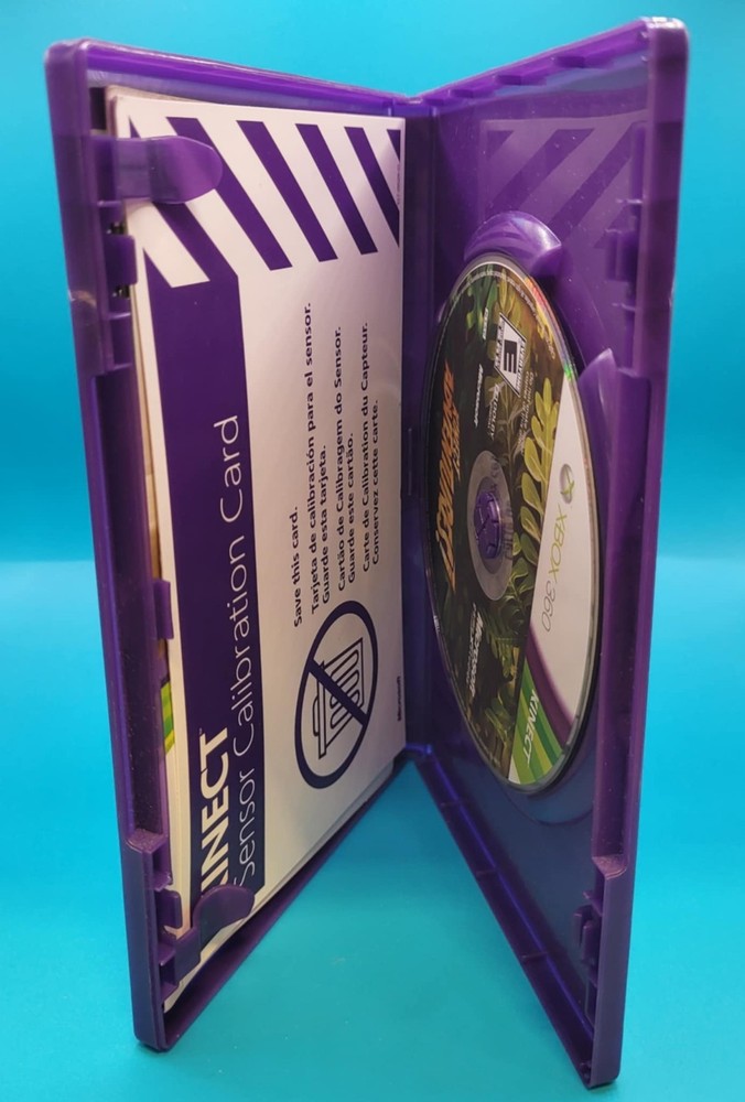 Microsoft Kinect Sensor Black 1414 XBOX 360 Bundle 3 Games - Tested & Working