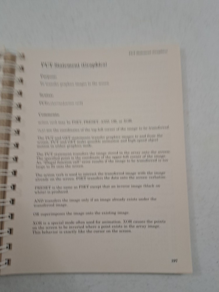 VTG 1986-User's Guide PC 10/20/40 A 2000-GW-Basic 3.2 Commodore