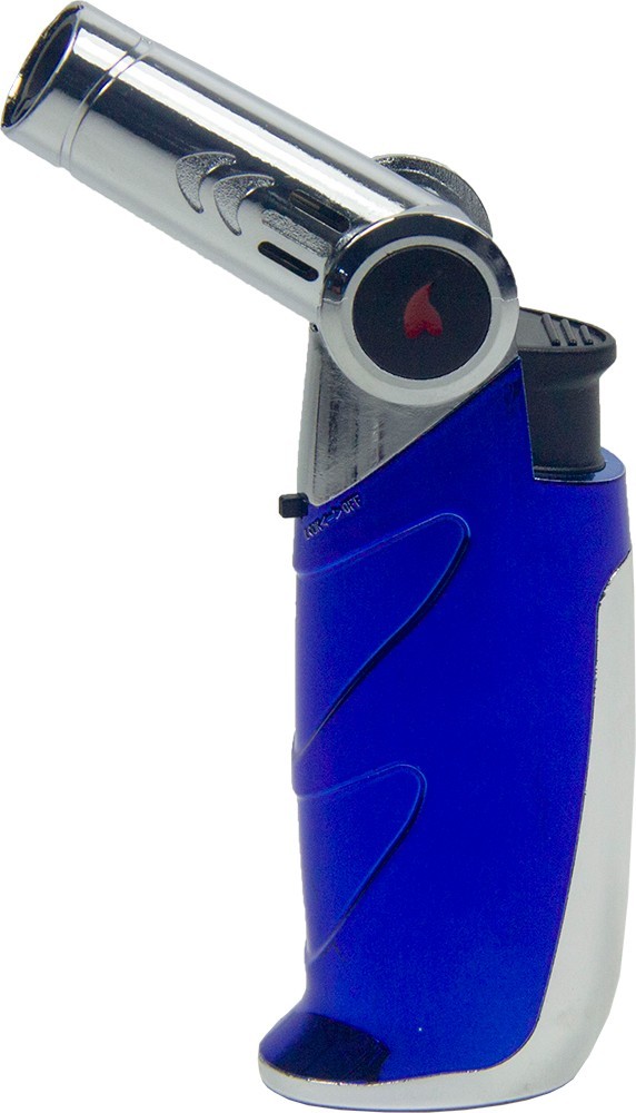 1 Torch Lighter Adjustable Head Refillable Jet Flame for Cigar BBQ Gift Kitchen