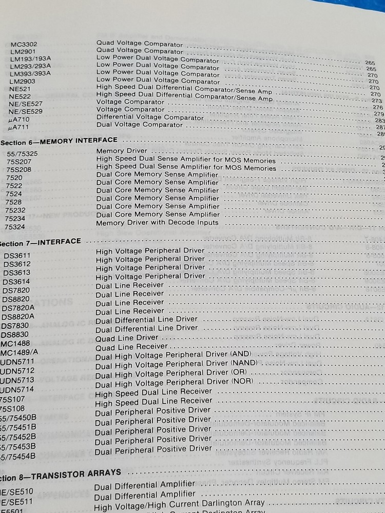 VINTAGE ELECTRONICS BOOK SIGNETICS ANALOG DATA MANUAL 1977