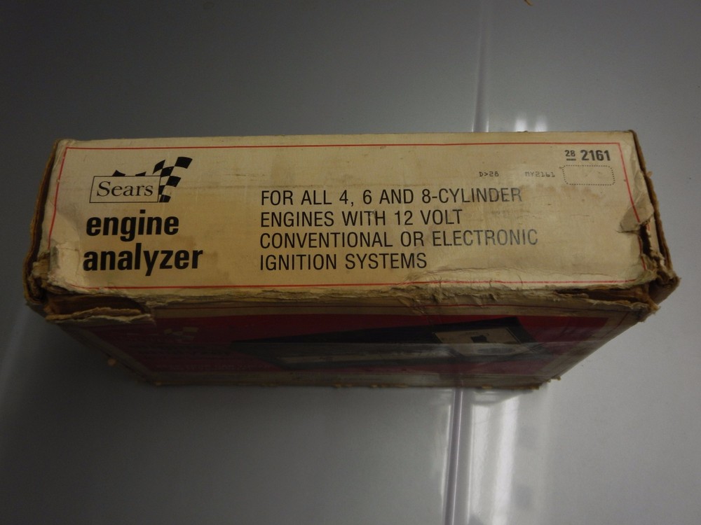 SEARS ENGINE ANALYZER 12 VOLT #28-2161