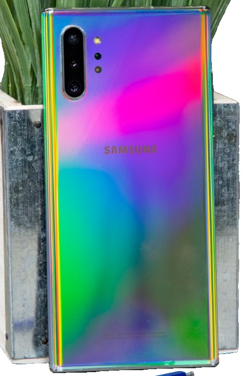 ORIGINAL OEM PULL Samsung Galaxy Note 10 Plus (Silver) Back Glass Replacement