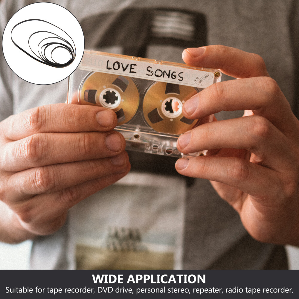 50 Pcs Cassette Belts Technics M7 Deck Replacement Tape Recorder Player