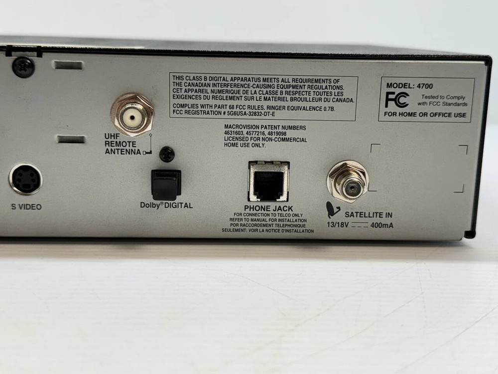 Dish Echostar Model 4700 Receiver DV3 MPEG2